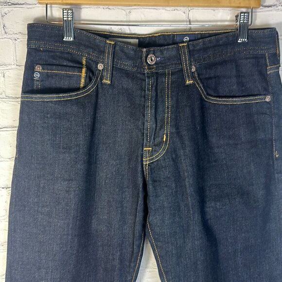 Adriano Goldschmied AG The Protege Straight Leg Mens Blue Jeans size W31 x L34 - Picture 2 of 13